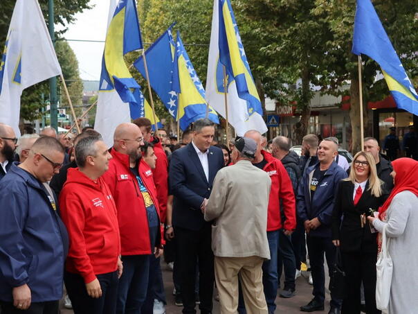 Bećirović u Vogošći: Ekonomski razvoj BiH neraskidivo je povezan s euroatlantskim putem BiH