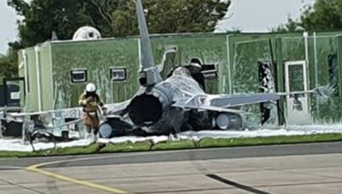 Belgijski borbeni avion udario u zgradu u Nizozemskoj, dvije osobe povrijeđene