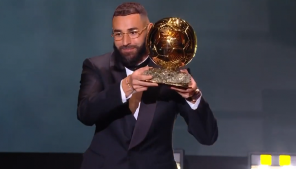 Benzema najbolji igrač svijeta, osvojio Zlatnu loptu