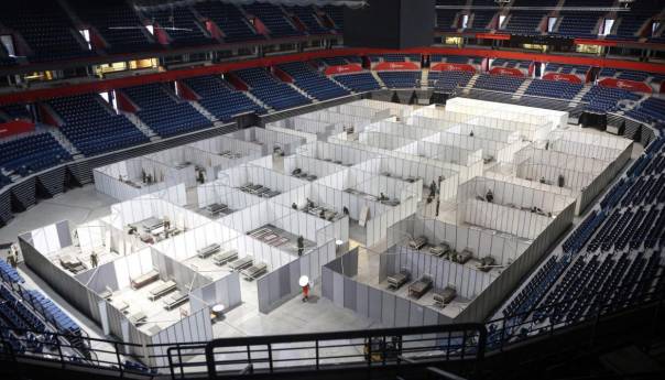 Beogradska arena od ponedjeljka spremna za pacijente