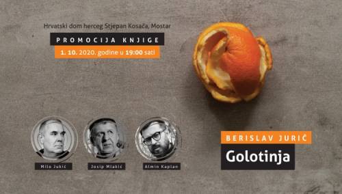 Berislav Jurič iduće sedmice predstavlja knjigu poezije 'Golotinja'