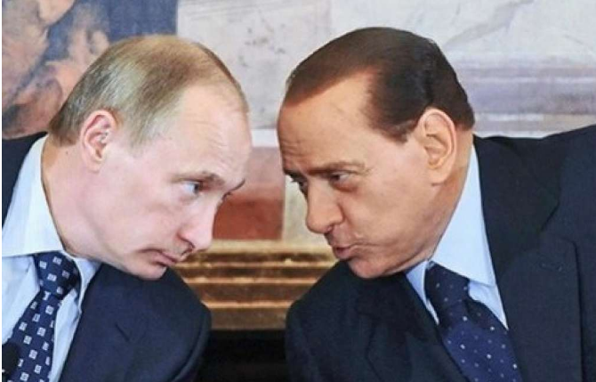 Berlusconi: Ruski narod i mediji gurnuli su Putina u rat