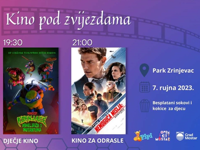 Besplatno kino na otvorenom u Mostaru