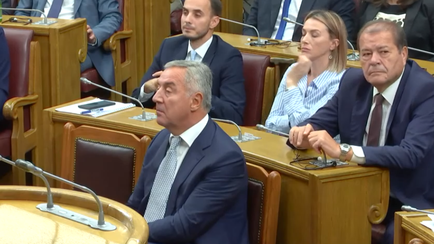 Bez rasprave o skraćenju mandata Skupštini Crne Gore