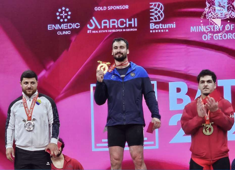 Bh. dizač tegova Karapetyan osvojio dvije evropske medalje