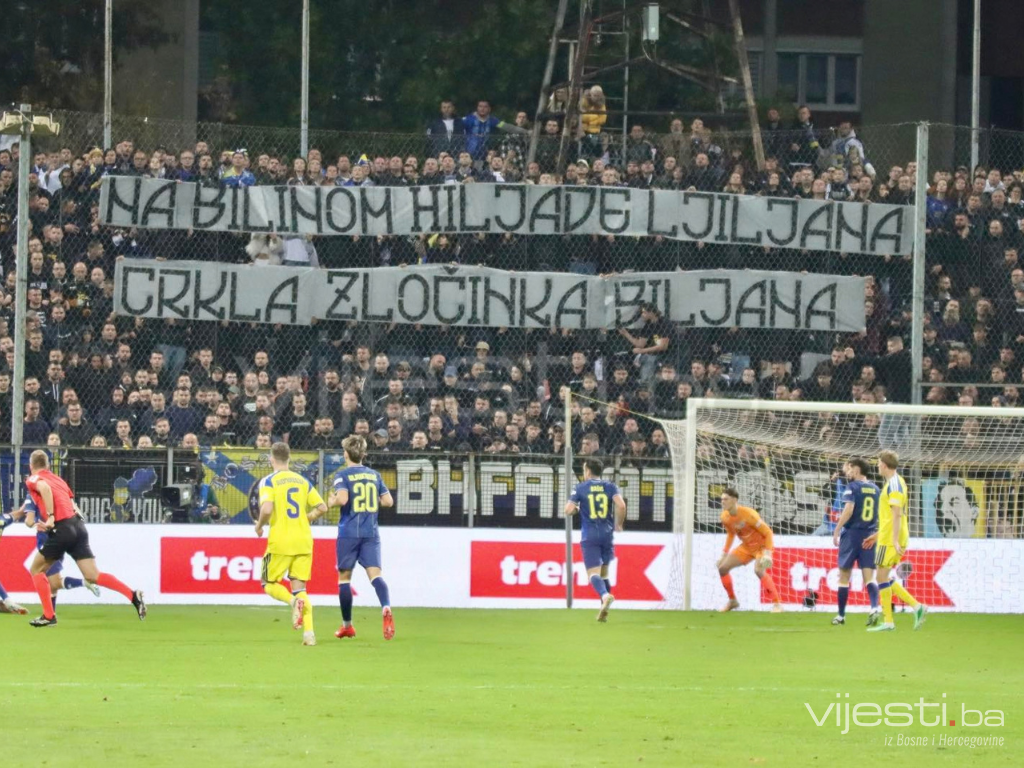 BH Fanatikosi: Na Bilinom hiljade ljiljana, crkla zločinka Biljana