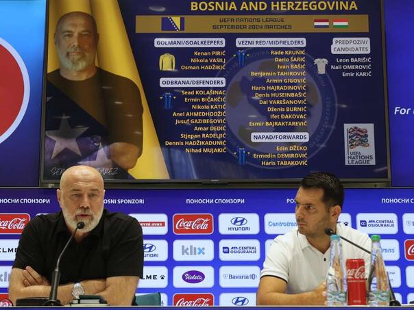 Bh. fudbaleri danas počinju pripreme za mečeve Lige nacija