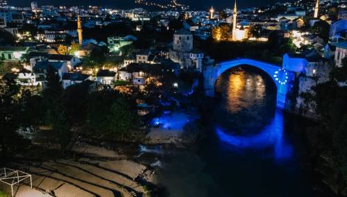 Bh. gradovi u bojama EU povodom Dana Evrope