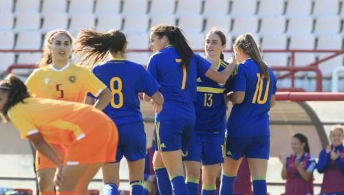 Bh. juniorke potpuno ponizile Armeniju u prvom kolu kvalifikacija za EP