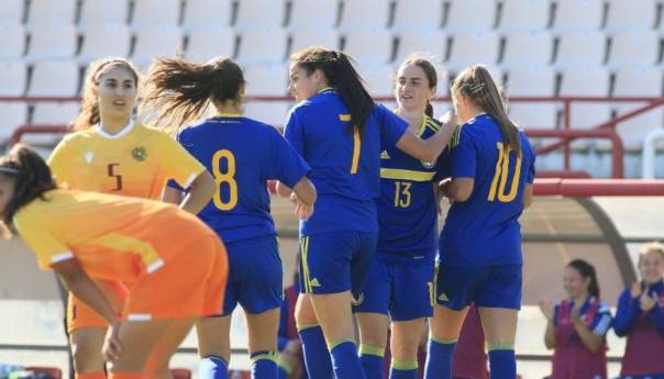 Bh. juniorke potpuno ponizile Armeniju u prvom kolu kvalifikacija za EP