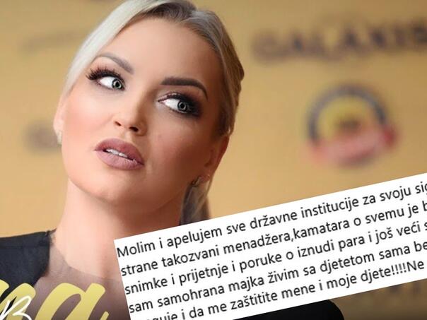 Bh. pjevačica javno zatražila pomoć: "Prijeti mi, zaštitite mene i moje dijete"