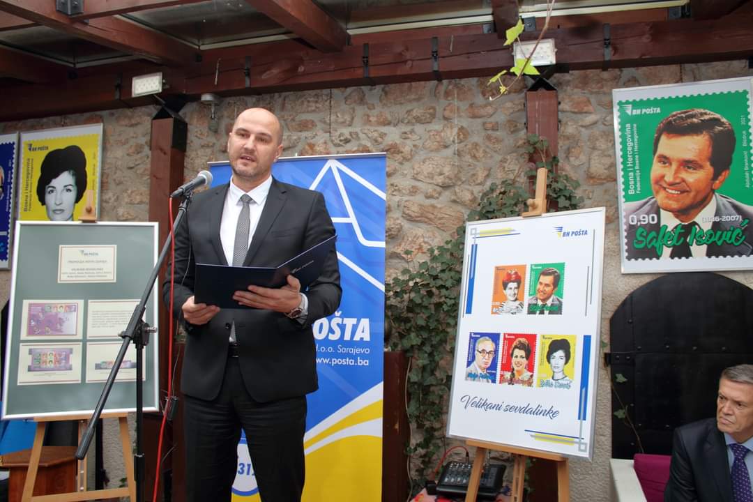 BH Pošta čuvar tradicije: Velikani sevdalinke na poštanskim markama