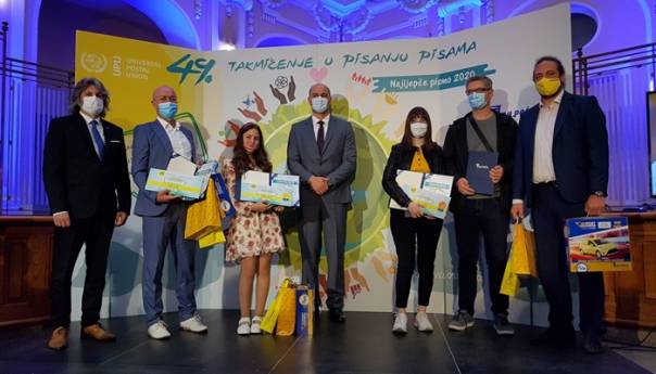 BH Pošta nagradila mlade talente: Najljepše dječije pismo