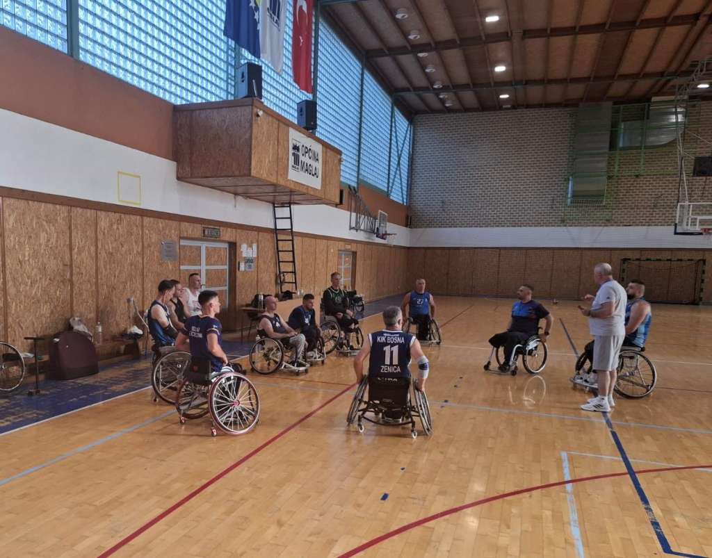 Bh. reprezentacija košarke u kolicima započela pripreme za Evropsko prvenstvo