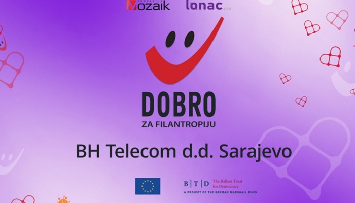 BH Telecom dobitnik nagrade 'Dobro za korporativnu filantropiju'