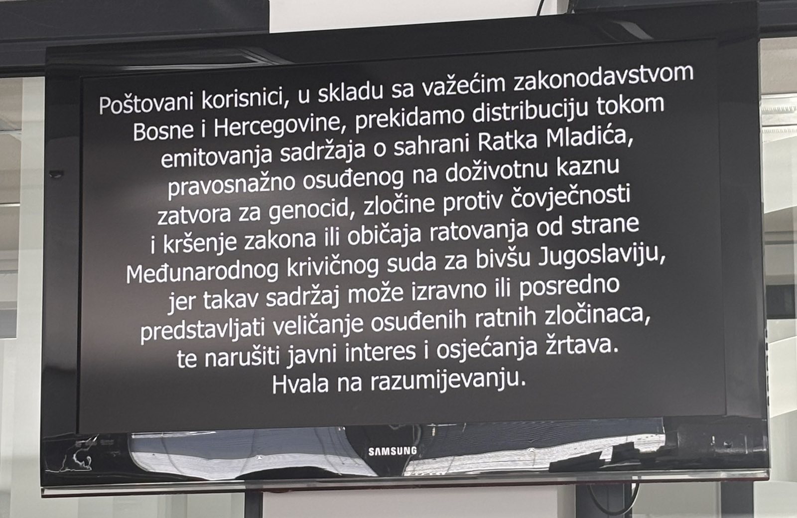 BH Telecom ukinuo signal RTRS-a zbog sahrane zločinca Mladića
