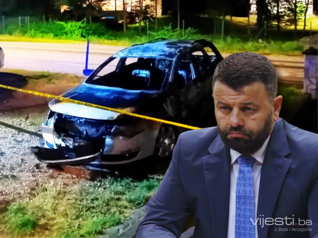 BH Zeleni oštro osudili paljenje automobila poslanika u NSRS Amira Hurtića