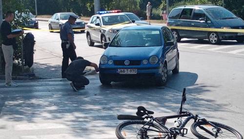 Biciklista zadobio teže povrede u saobraćajnoj nesreći u Zenici