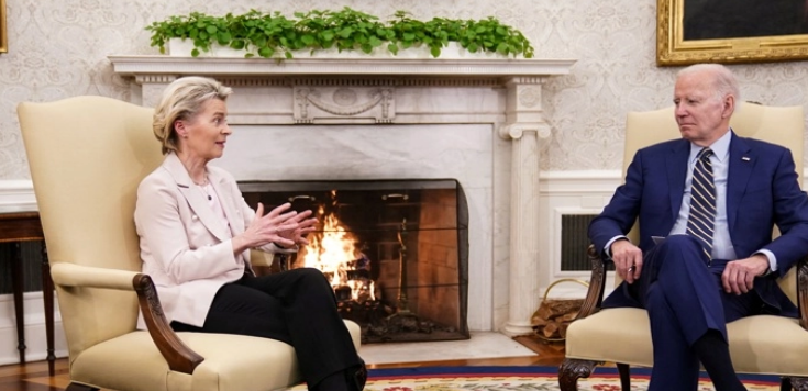 Biden i Leyen: Ujedinjeniji smo više nego ikada