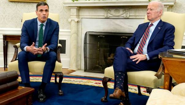 Biden i Sanchez istakli podršku Ukrajini