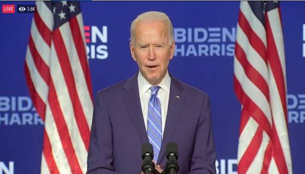 Biden se obratio javnosti: Jasno je da pobjeđujem