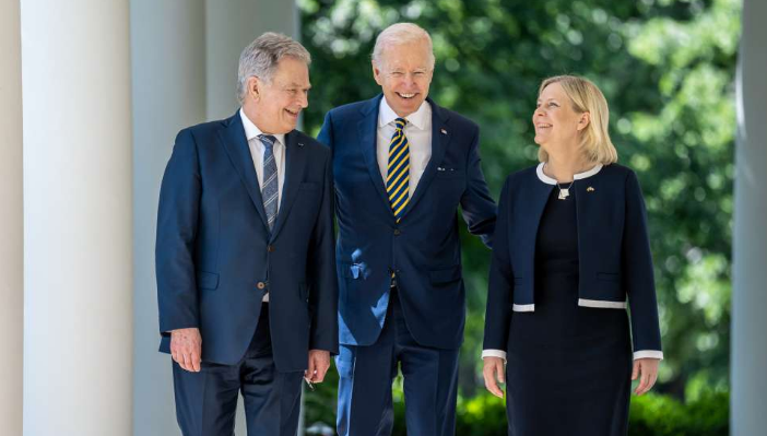 Biden u Bijeloj kući primio čelnike Švedske i Finske