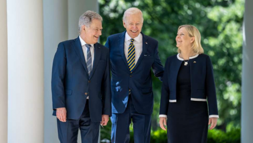 Biden u Bijeloj kući primio čelnike Švedske i Finske
