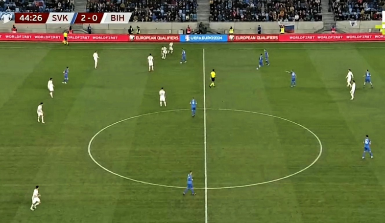 BiH bez udarca prema golu, Slovačka vodi 2:0