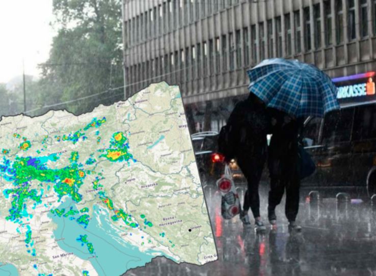 BiH danas očekuje nestabilno vrijeme s kišom, poslijepodne razvedravanje
