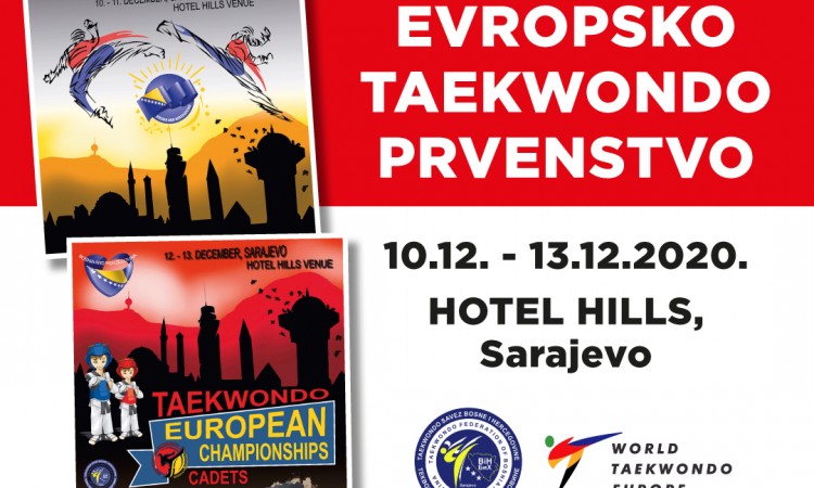 BiH domaćin dva evropska Taekwondo prvenstva u decembru