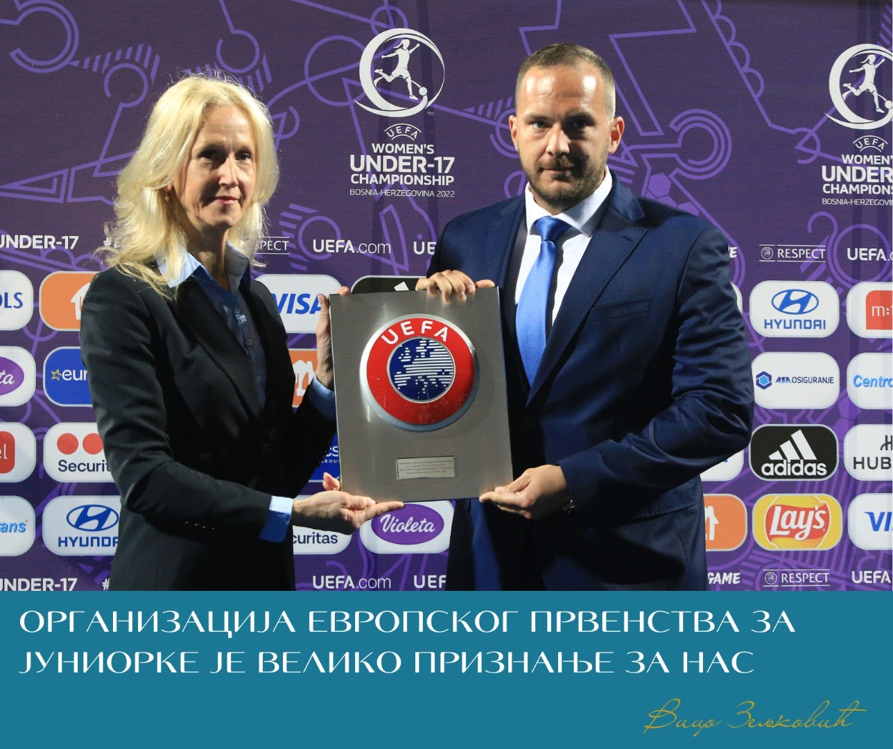 BiH domaćin evropskog fudbalskog prvenstva za juniorke 2026.