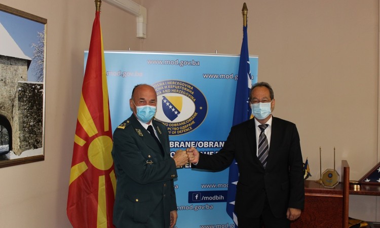 BiH i Sjeverna Makedonija ostvaruju uspješnu saradnju u oblasti odbrane