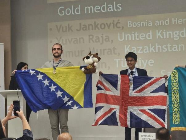 BiH na vrhu: Vuk Janković iz Trebinja zlatni na matematičkoj olimpijadi