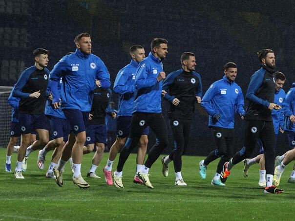BiH odradila posljednji trening pred Ukrajinu