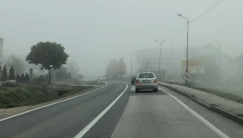 BIHAMK: Magla smanjuje vidljivost na dionicama kroz kotline i uz riječne tokove
