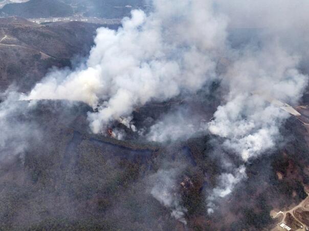 Bijesne požari u Južnoj Koreji, vlasti preporučile evakuaciju