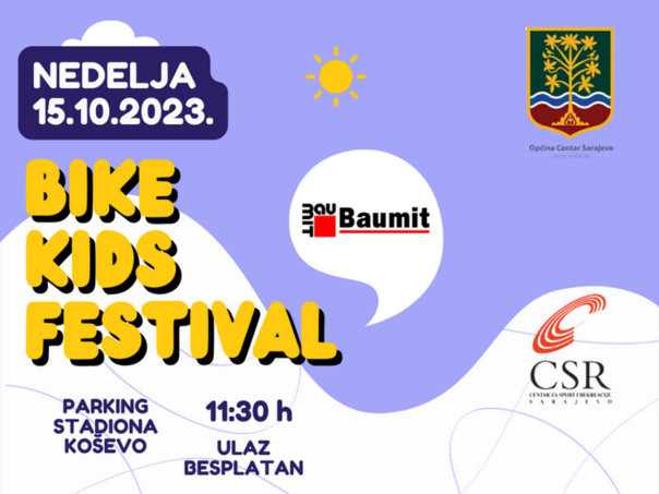 Bike kids festival 15. oktobra u Sarajevu