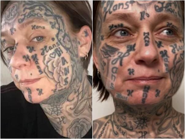 Bivši partner navodno istetovirao stotine tetovaža na tijelu i licu žene