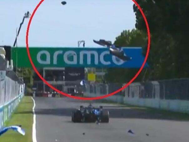 Bizarna nesreća u Formuli 1: Pola bolida odletjelo u nebo