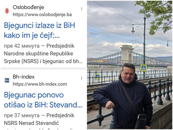 Bjegunac Stevandić se javio iz Mađarske: Nisam bjegunac