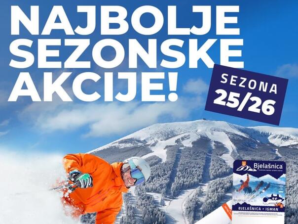 Bjelašnica objavila cijene za novu sezonu: Dnevna karta skuplja 10 KM