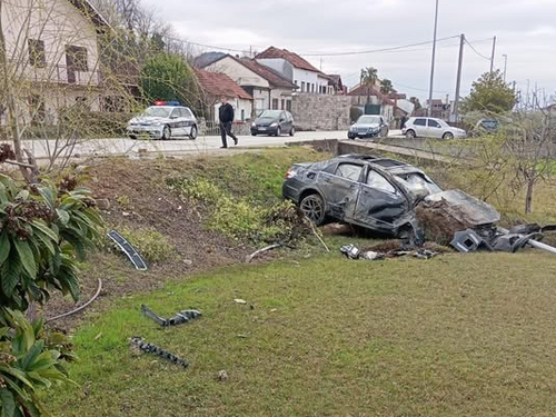 Blokiran saobraćaj na magistralnom putu Ljubuški – Grude, u toku potjera