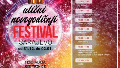 Bogat 'Novogodišnji ulični festival Sarajevo'
