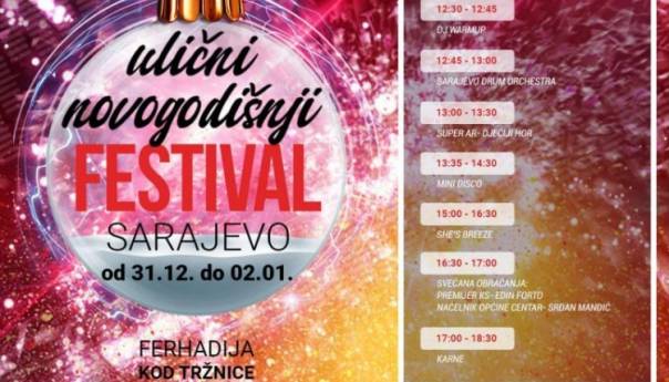 Bogat 'Novogodišnji ulični festival Sarajevo'