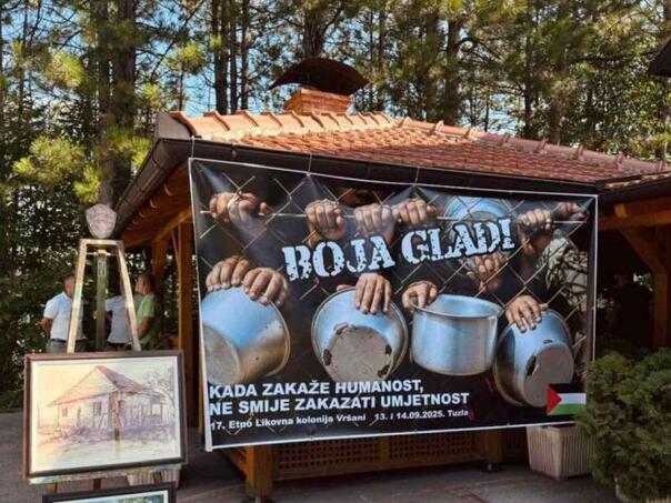 'Boja gladi' - Etno likovna kolonija 'Vršani', podrška narodu Palestine