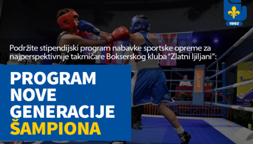 Bokserski klub 'Zlatni ljiljani' pokrenuo program stipendiranja