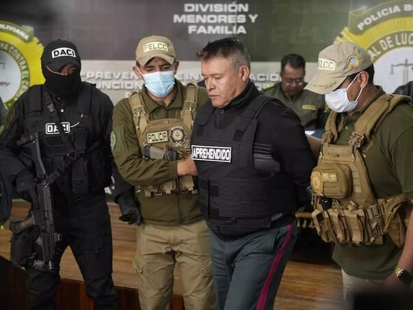 Bolivijski general optužen za neuspjeli državni udar prebačen u zatvor