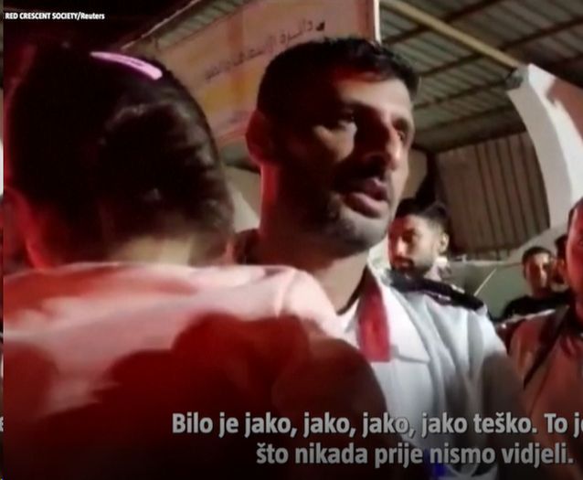 Bolničar iz Gaze mjesec dana nije vidio kćer, kamere zabilježile srceparajući susret