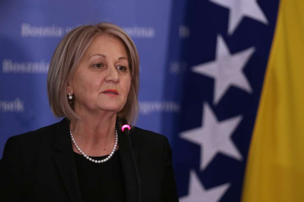 Borjana Krišto u četvrtak u zvaničnoj posjeti Hrvatskoj
