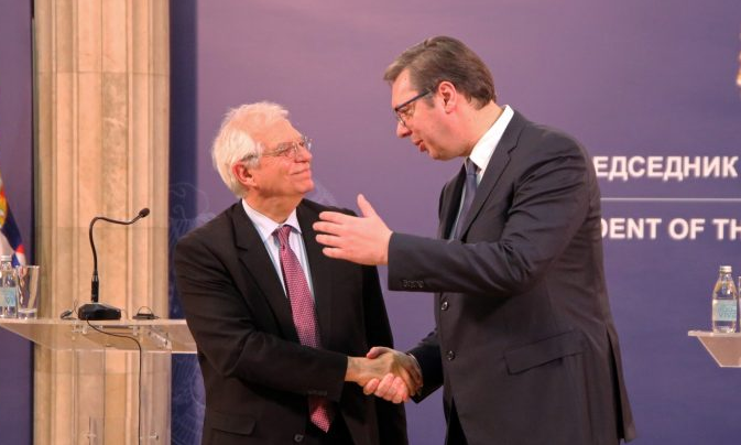 Borrell sa Vučićem, razgovarali i o izborima u BiH